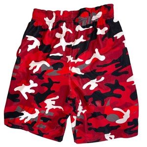 Nike Boy's Red Camouflage Print Dri- Fit Athletic Shorts- Size XL